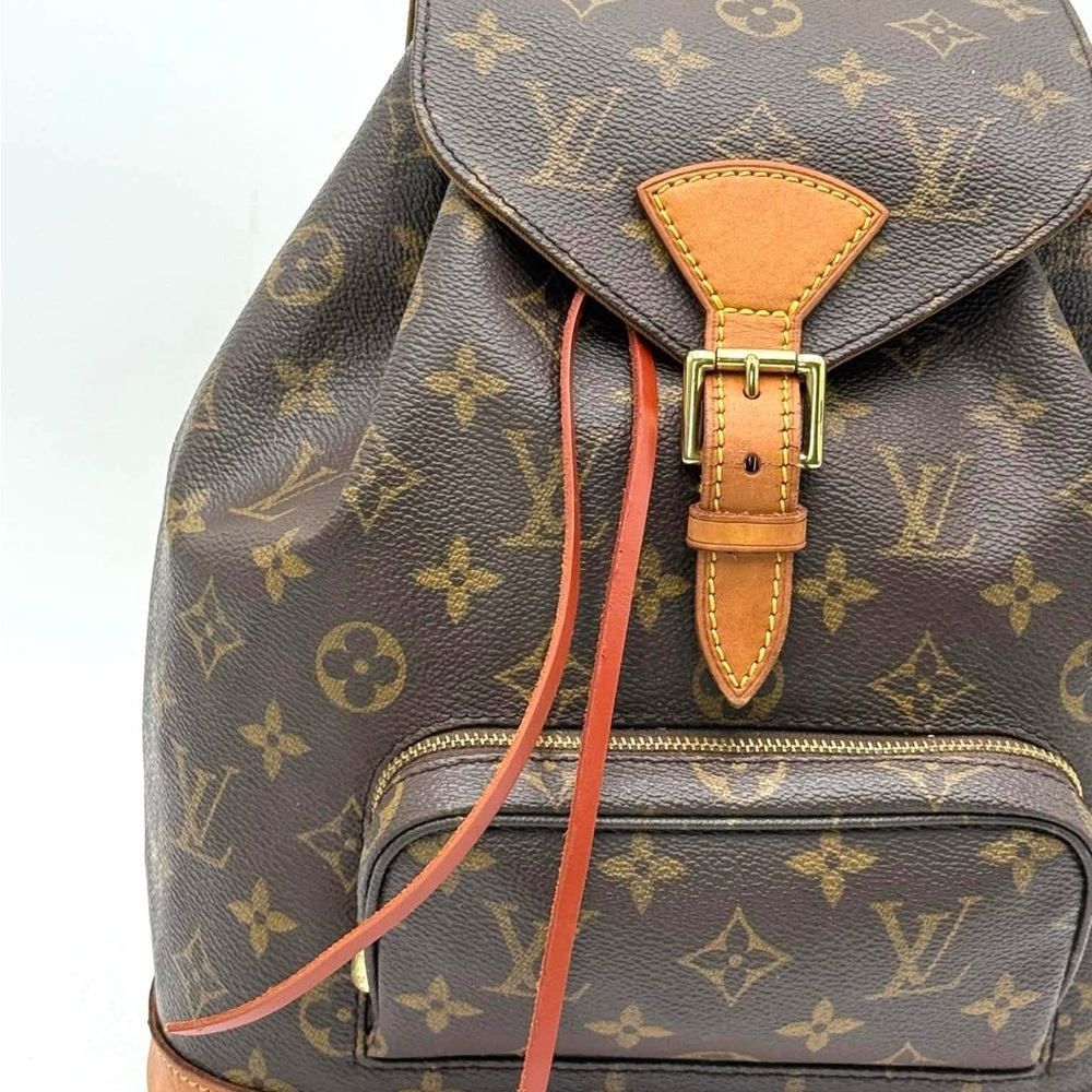 Louis Vuitton Classic Monogram Tan Backpack MM - Picture 2 of 16